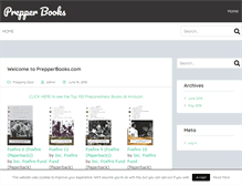 Tablet Screenshot of prepperbooks.com